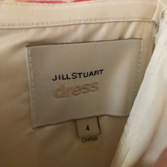 NWT Jill Stuart Silk Floral Cocktail Dress with Tie Waist and Removable … - Picture 15 of 16